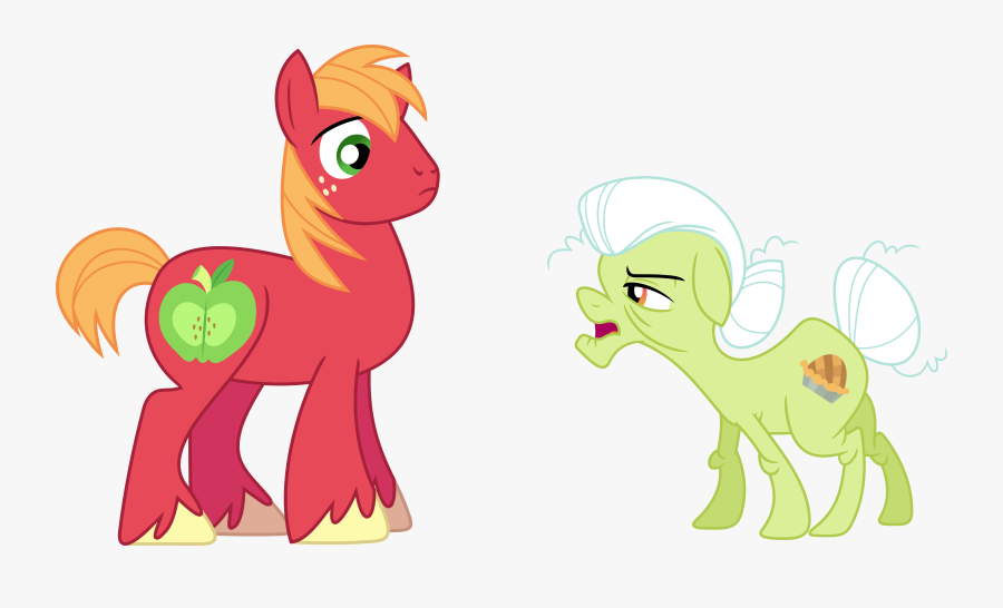 Porygon2z, Big Macintosh, Duo, Earth Pony, Female, - Cartoon, Transparent Clipart