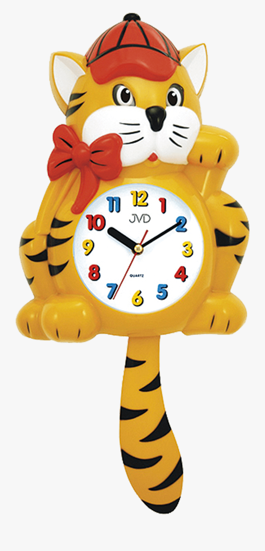 Wall Clock For Kids Jvd Hf64 - Clock, Transparent Clipart
