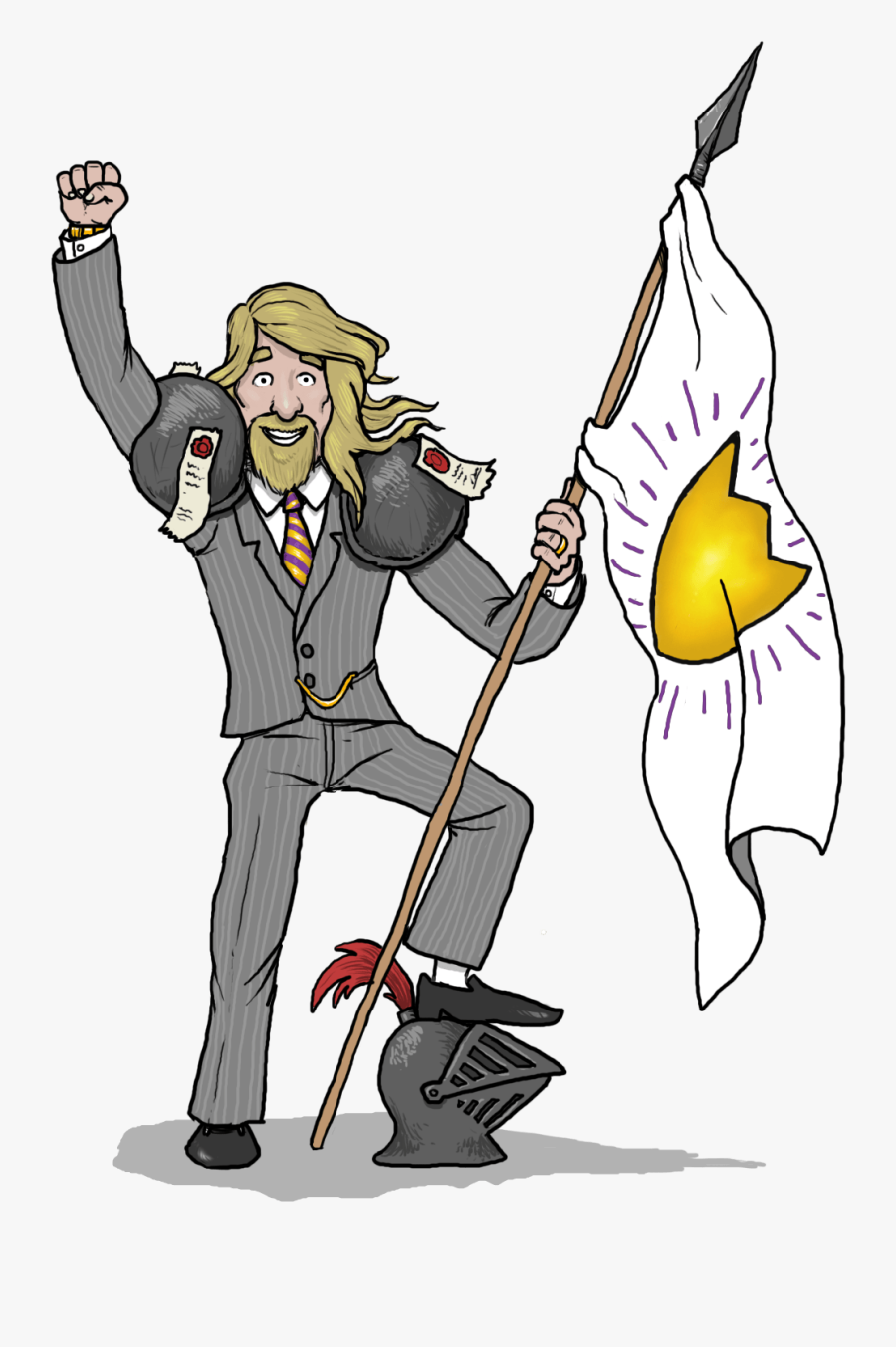 Paladin The Company Bard - Cartoon, Transparent Clipart