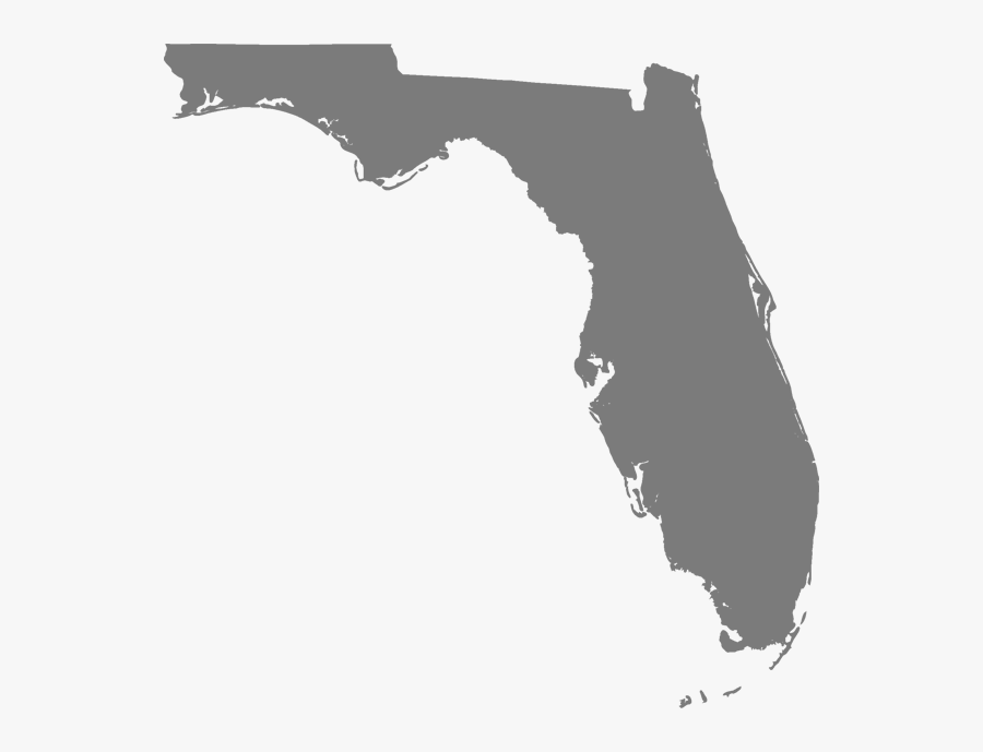 Florida Clipart Key - Map Of Florida, Transparent Clipart