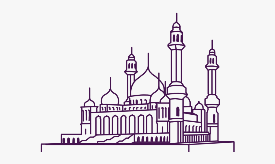 Mosque, Transparent Clipart