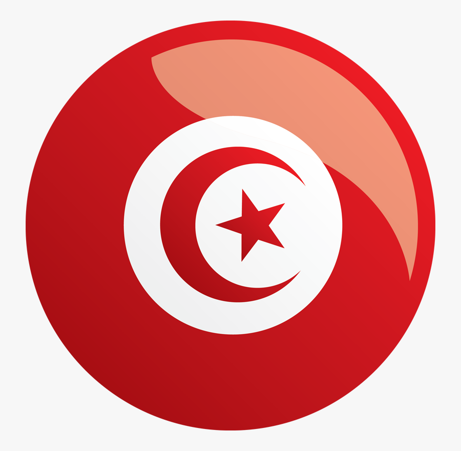 Tunisia Flag, Transparent Clipart