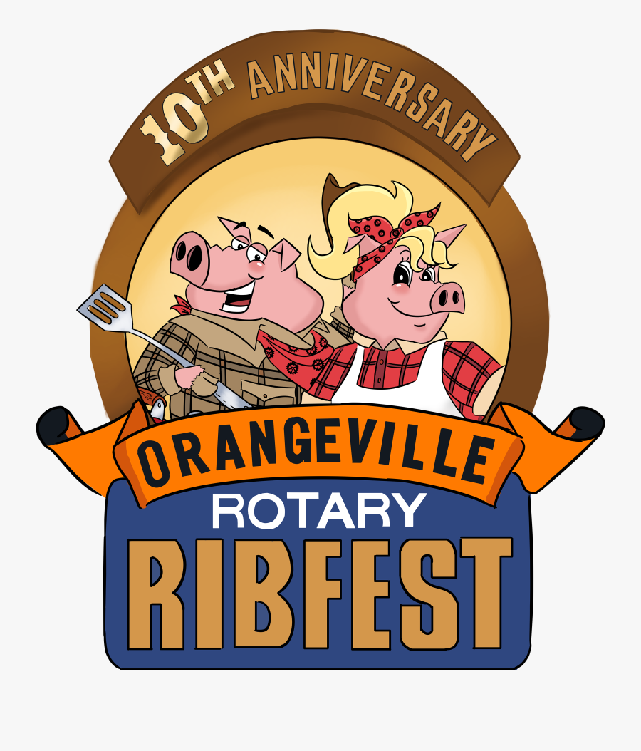 Ribfest Logo - Ribfest Orangeville, Transparent Clipart