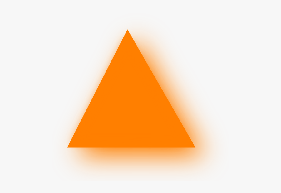 Turuncu Üçgen Png, Transparent Clipart