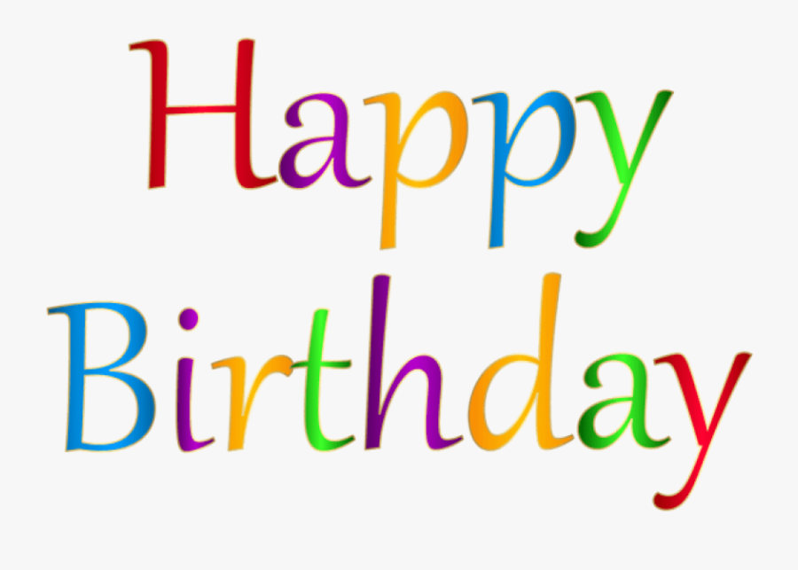 Free Happy Birthday Clipart - Background Png Happy Birthday, Transparent Clipart