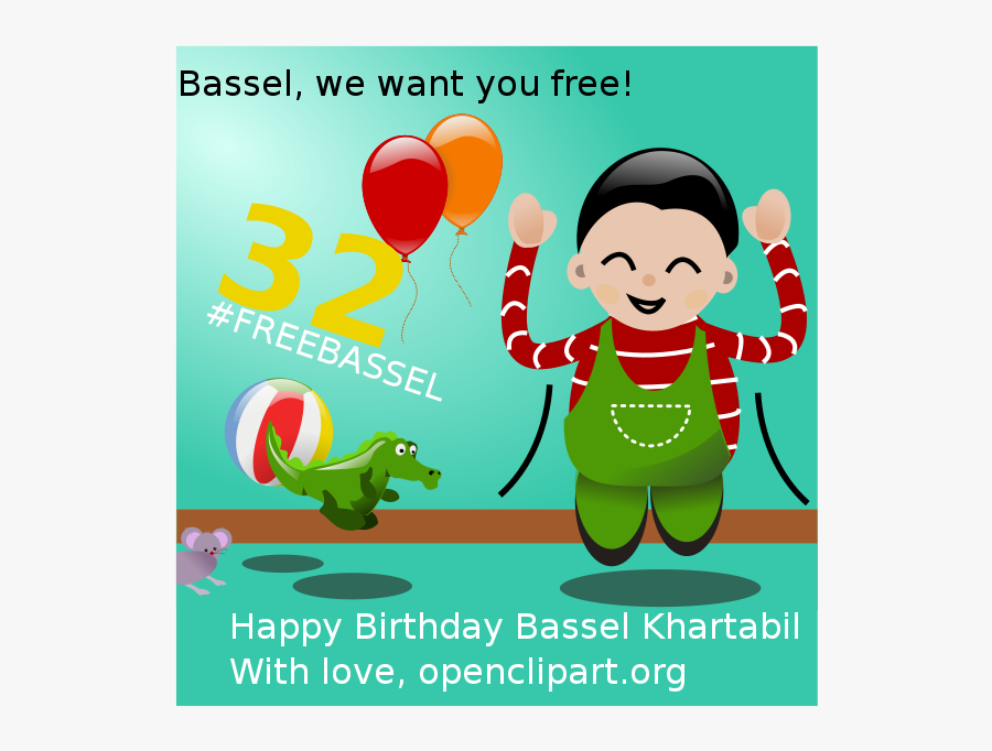 Freebassel Birthday Celebration - Birthday, Transparent Clipart
