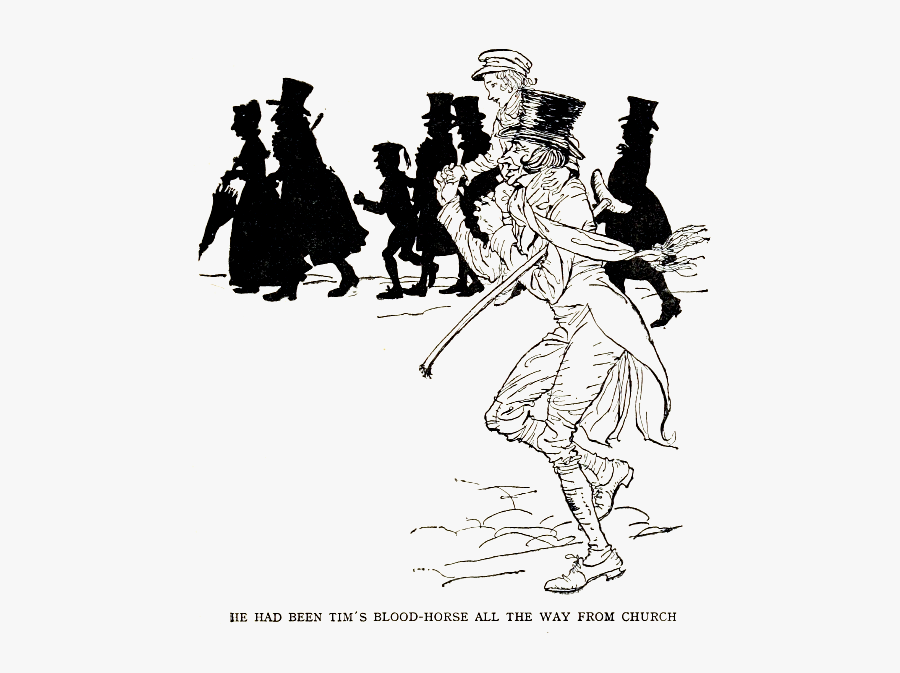 Cratchit Christmas Carol Illustration, Transparent Clipart