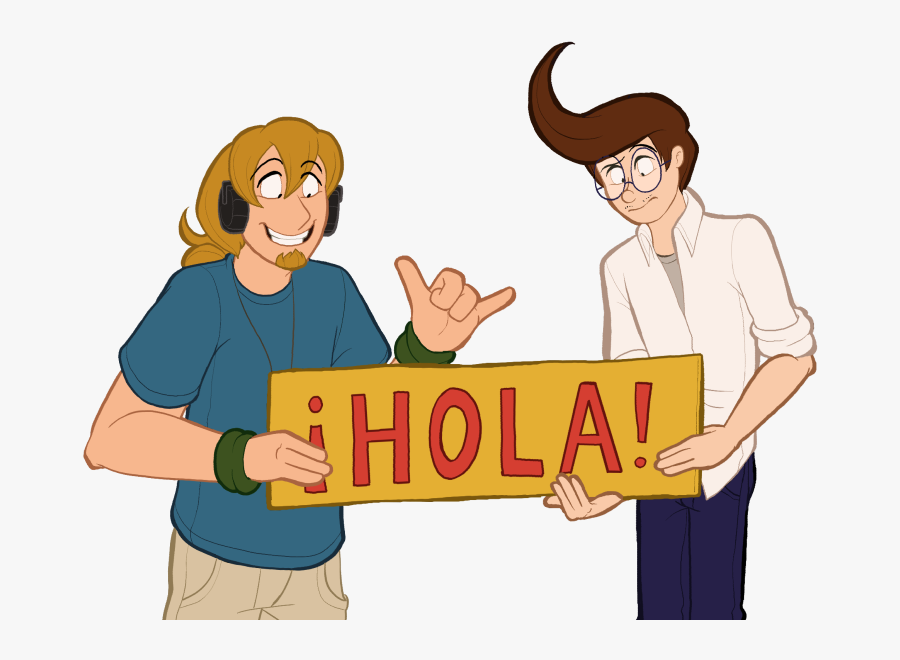 Dude Pretends He Can Read That - Cartoon, Transparent Clipart