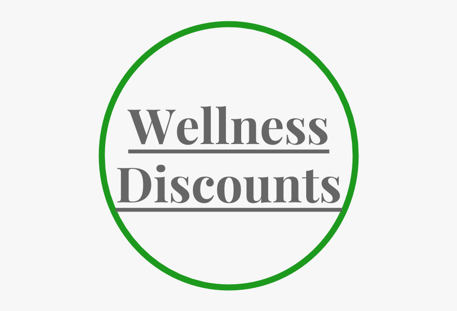 Wellness Discounts - Circle, Transparent Clipart