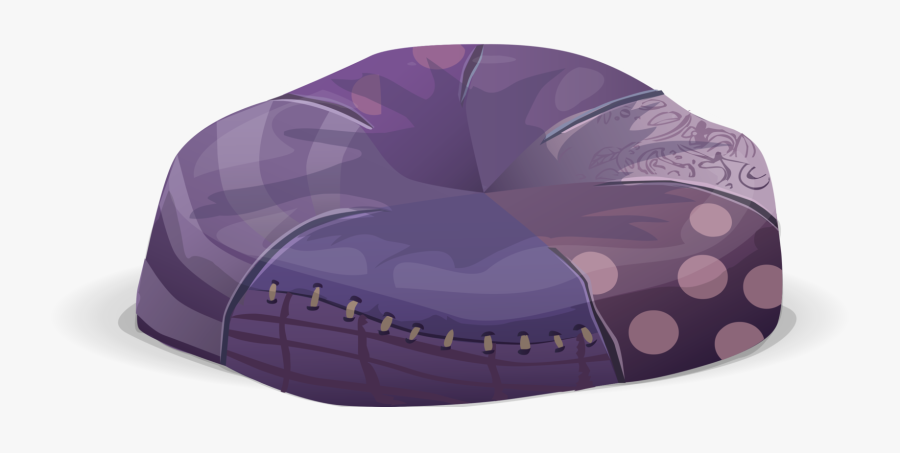 Purple,violet,bean Bag Chairs - Illustration, Transparent Clipart