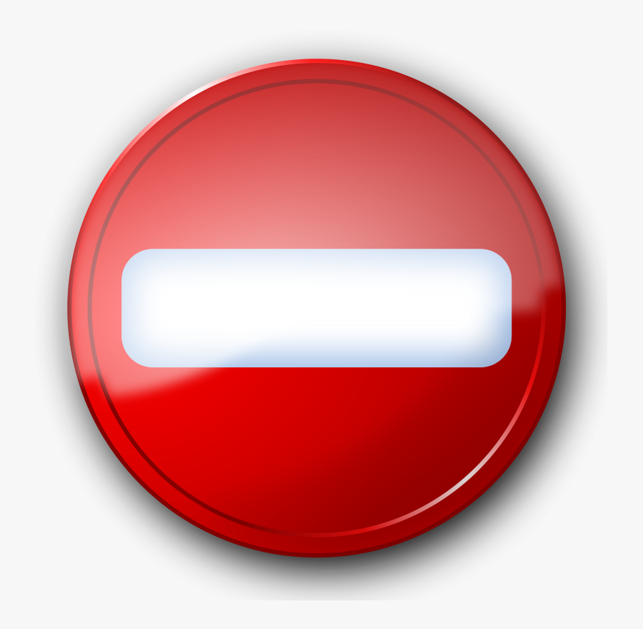 No Entry - Divieto Clipart, Transparent Clipart