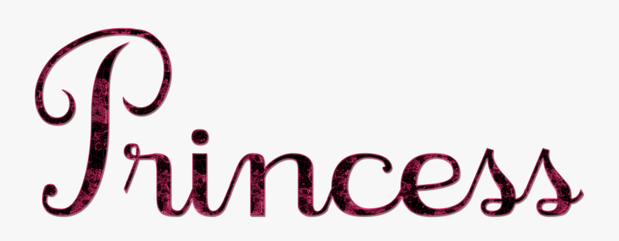 Word Princess Png3 By Princessdawn755 - Calligraphy, Transparent Clipart