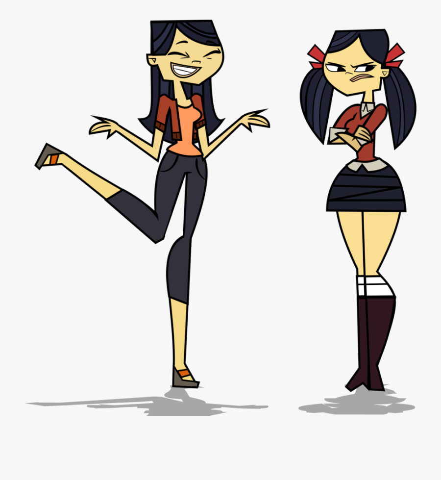 Total Drama Kitty And Emma Clipart Television Show - Total Drama Clothes Swap, Transparent Clipart