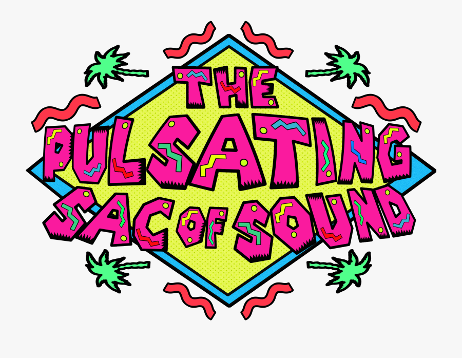 80's Surf Logo, Transparent Clipart