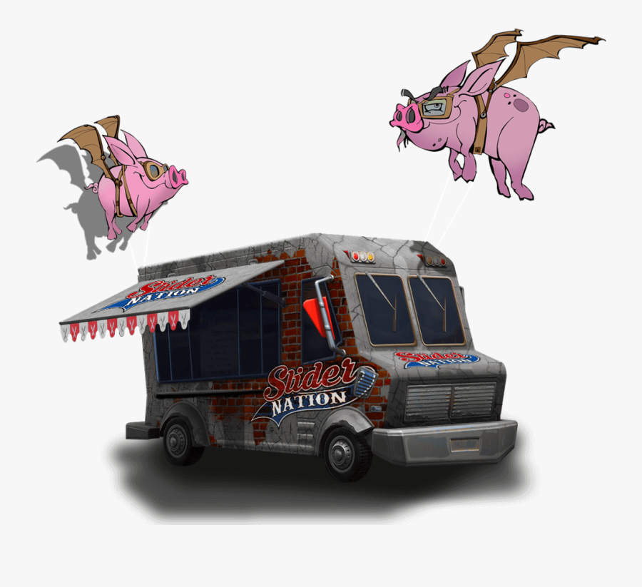 Food Truck, Transparent Clipart