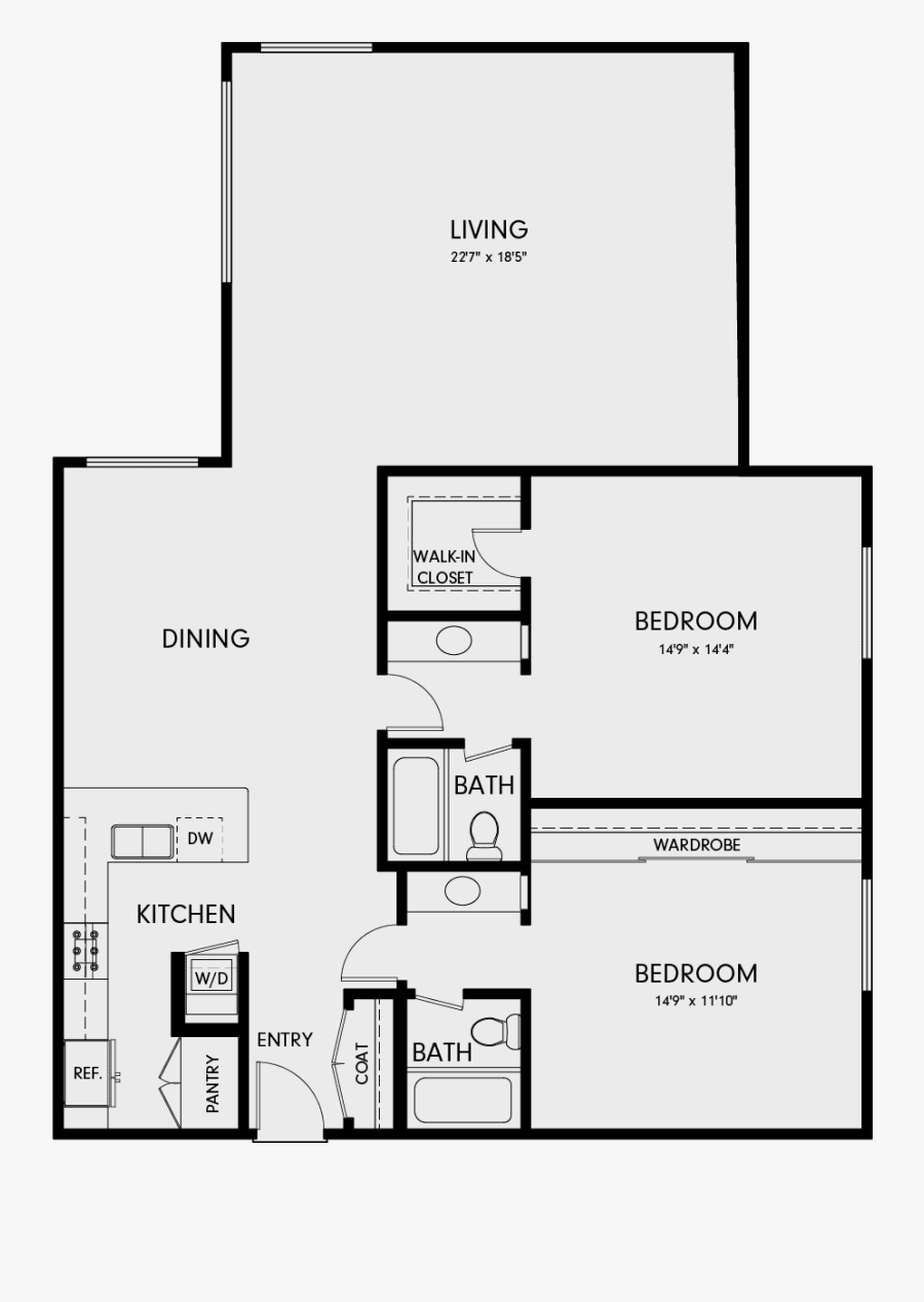 Floor Plan, Transparent Clipart