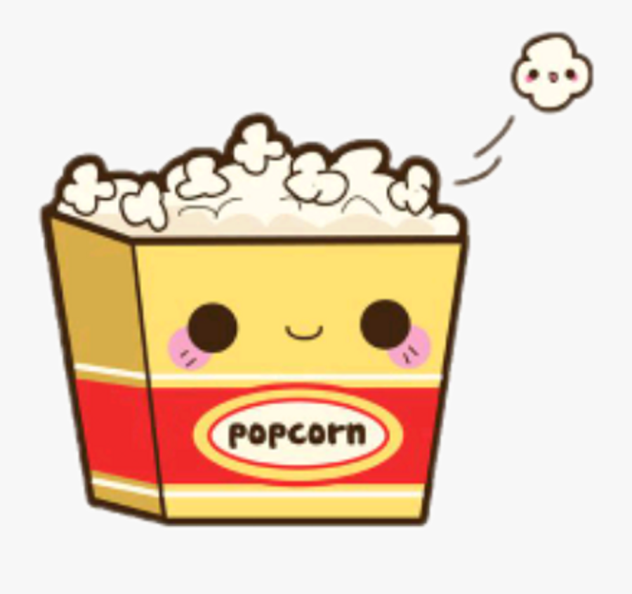Kawaii Popcorn Png Clipart , Png Download - Cute Popcorn, Transparent Clipart
