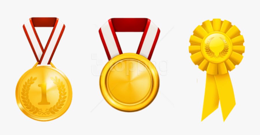 Free Png Download Prizes Honors Set Clipart Png Photo - Medal Clipart, Transparent Clipart