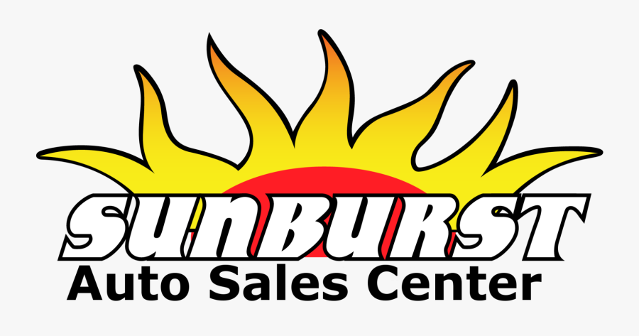 Sunburst Auto Sales, Transparent Clipart