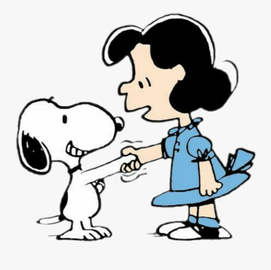 #peanuts #lucy #snoopy - Treat People The Way You Want, Transparent Clipart
