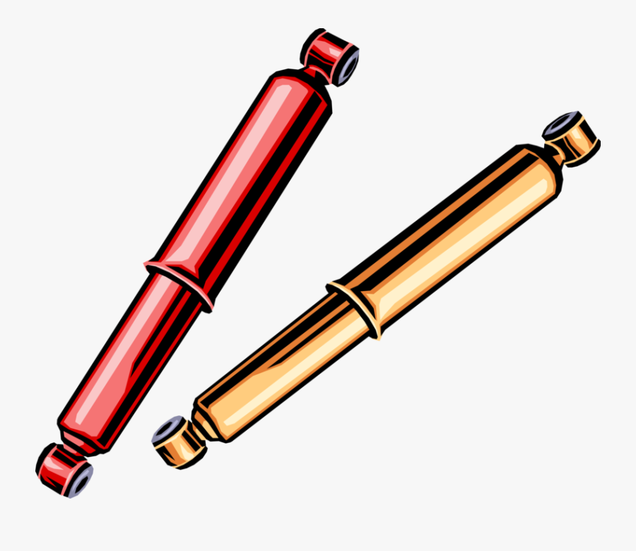 Vector Illustration Of Shock Absorber Hydraulic Device - Shocks Clipart Png, Transparent Clipart