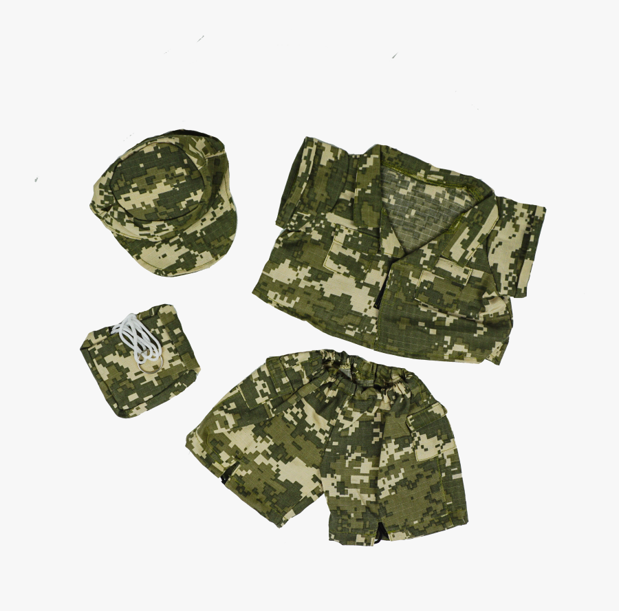 Transparent Army Camo Clipart - Military Uniform, Transparent Clipart