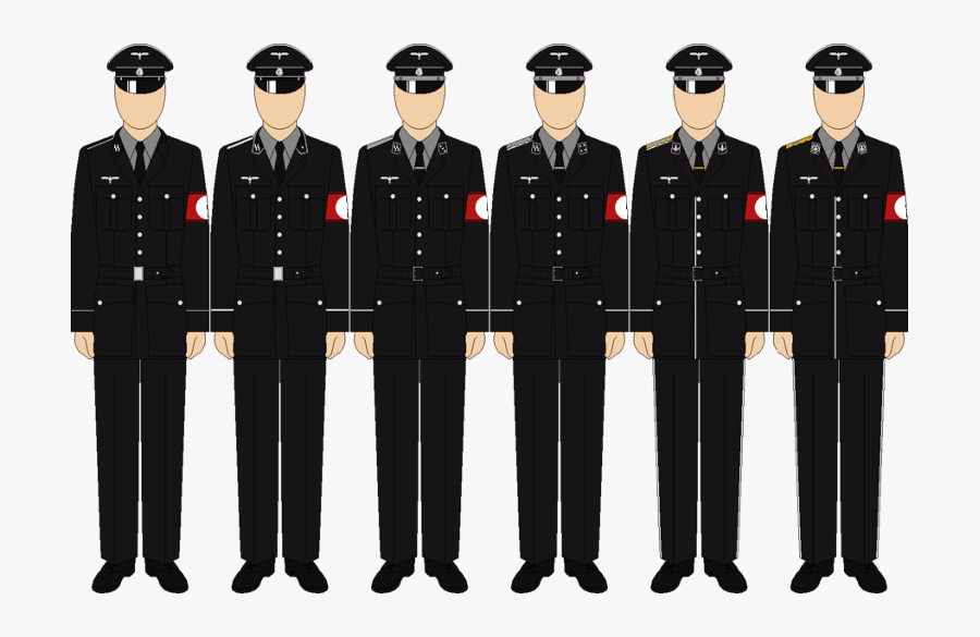The Imperial Ss Schutzestaffel - Wwii German Police Uniform, Transparent Clipart