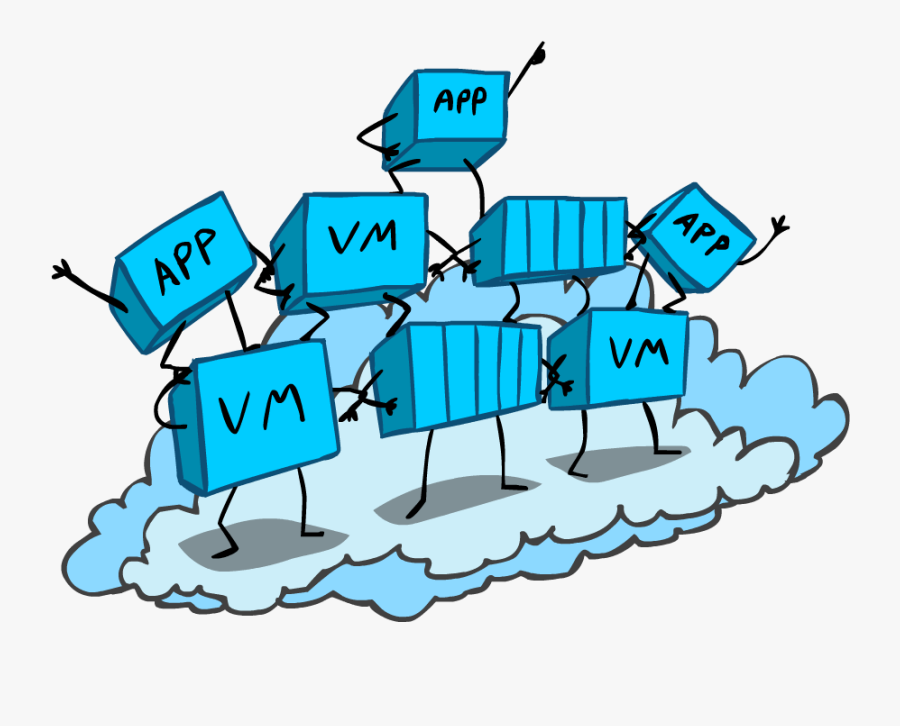 Network Clipart Infrastructure - Virtualization Clipart, Transparent Clipart