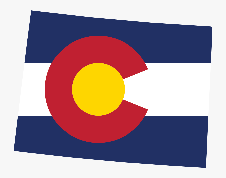 Colorado General Assembly - Outline State Flag Of Colorado, Transparent Clipart