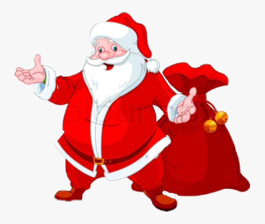 #santa #sack #sticker - Santa Claus Image Download, Transparent Clipart