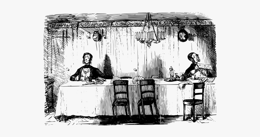 Men Eating Breakfast Vector Image - Englishman Breakfast Sketch, Transparent Clipart