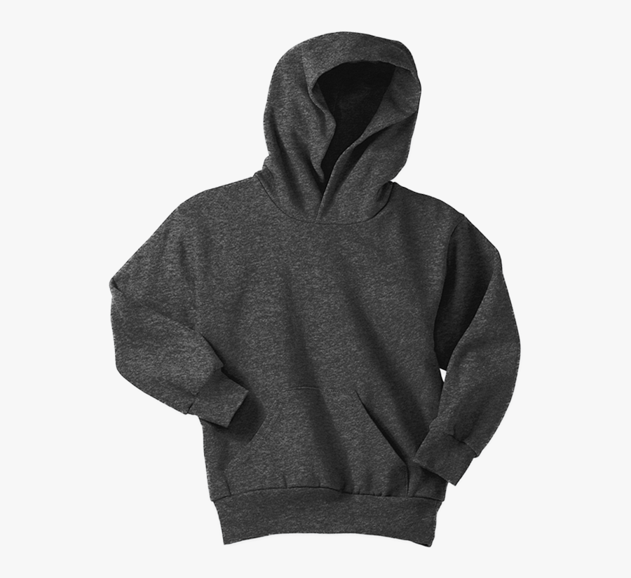 Dark Heather Grey - Hoodie, Transparent Clipart