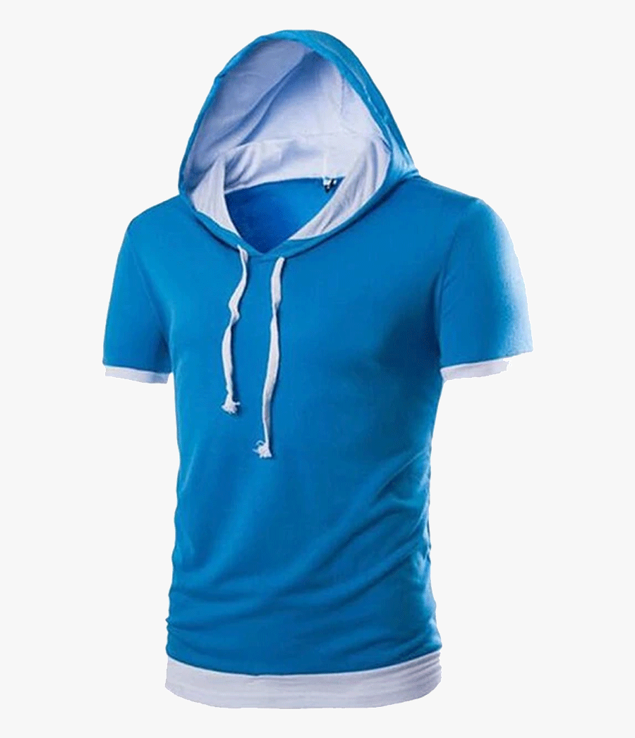 Camisa Manga Corta De Hombre Con Capucha, Transparent Clipart