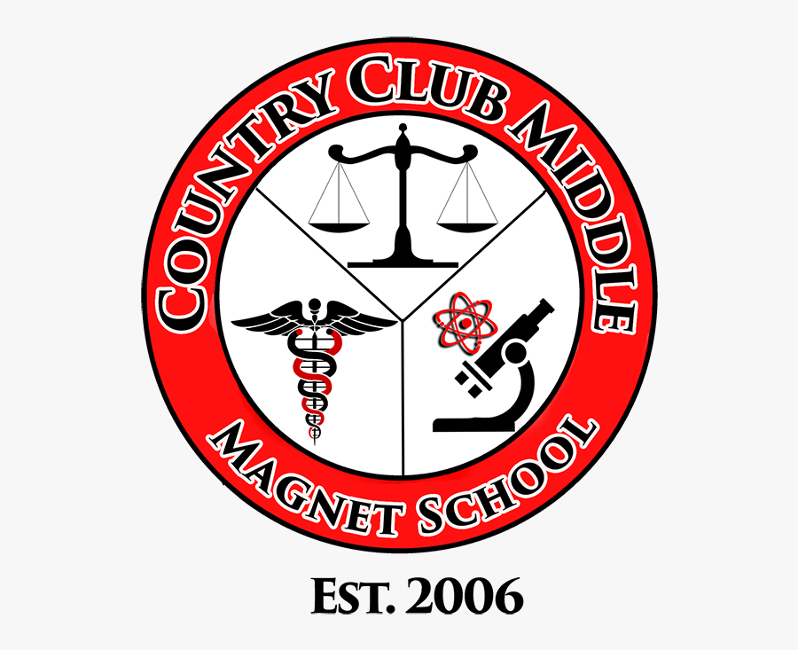 Country Club Middle School Logo, Transparent Clipart