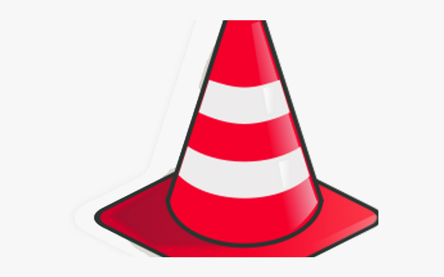 Red Traffic Cone Clipart, Transparent Clipart