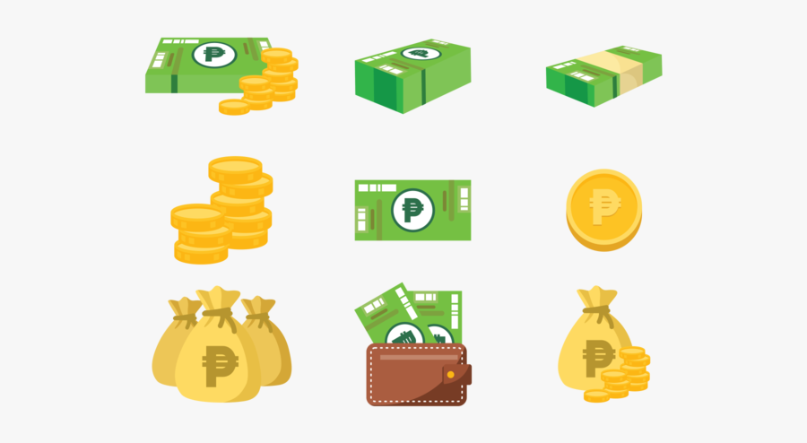 Peso Mexican Money Icons Vector - Peso Money Icon Png, Transparent Clipart