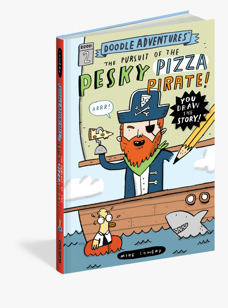 Cover - Doodle Adventures: The Pursuit Of The Pesky Pizza Pirate!, Transparent Clipart