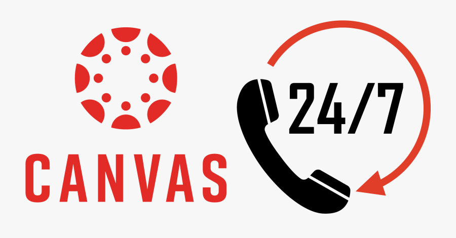 Canvas Logo And 24/7 With Phone - Cadillac Police, Transparent Clipart