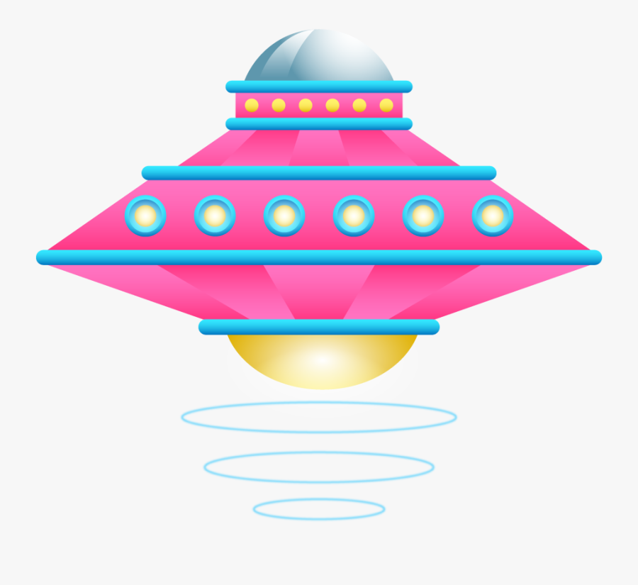 Ship Ufo Space Freetoedit Alienship Alienships Spacesh - Pink Spaceship Png, Transparent Clipart