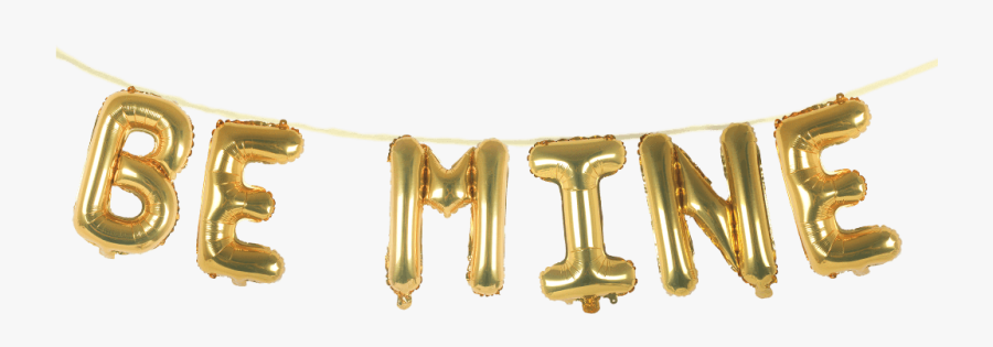 Transparent Balloon Letters Clipart - Brass, Transparent Clipart