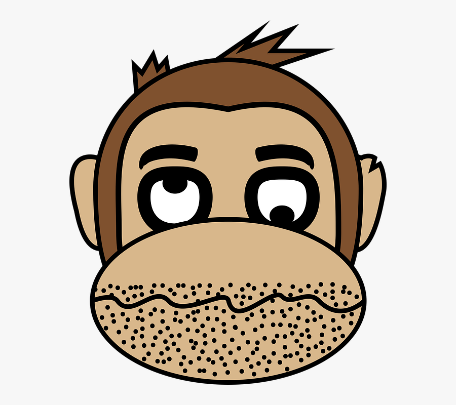 Crying Monkey Emoji, Transparent Clipart