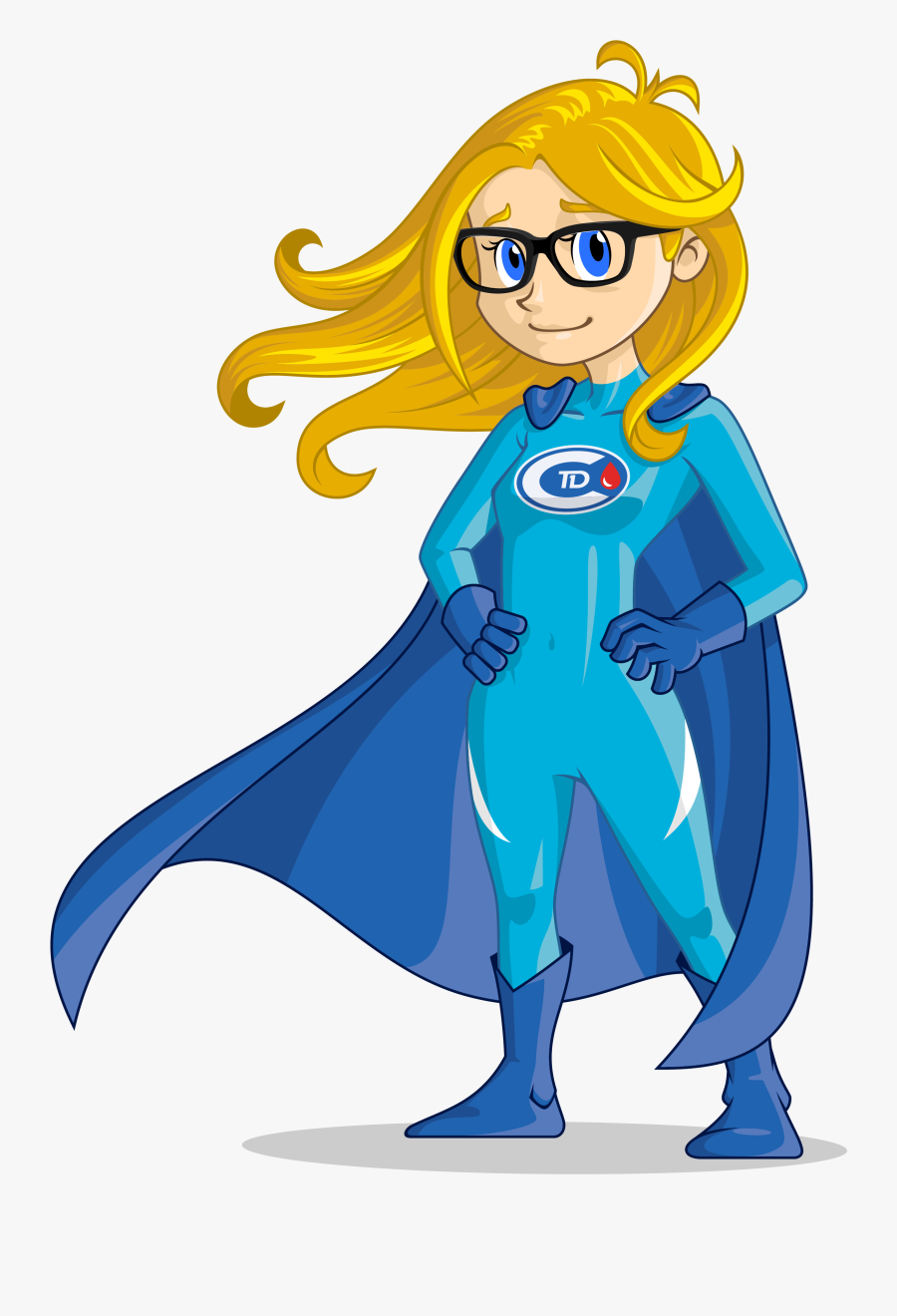 Supercharlotte-04 - Cartoon, Transparent Clipart
