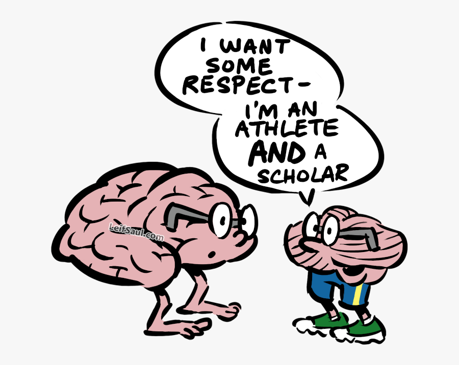 Cerebellum, Athlete And Scolar, Transparent Clipart