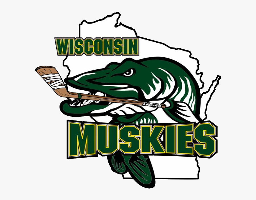 Wisconsin Muskies Hockey Team, Transparent Clipart