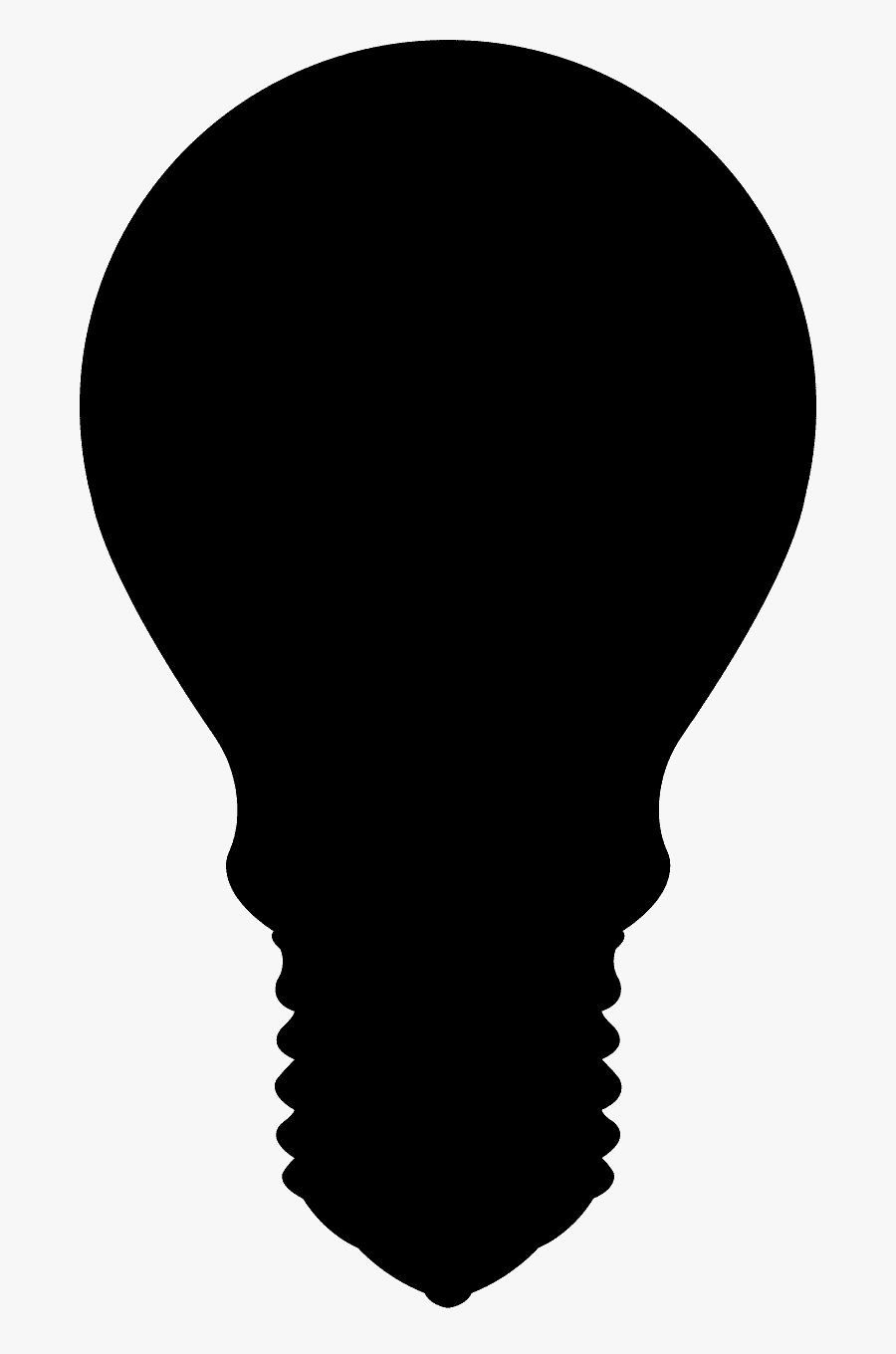 Incandescent Light Bulb, Transparent Clipart