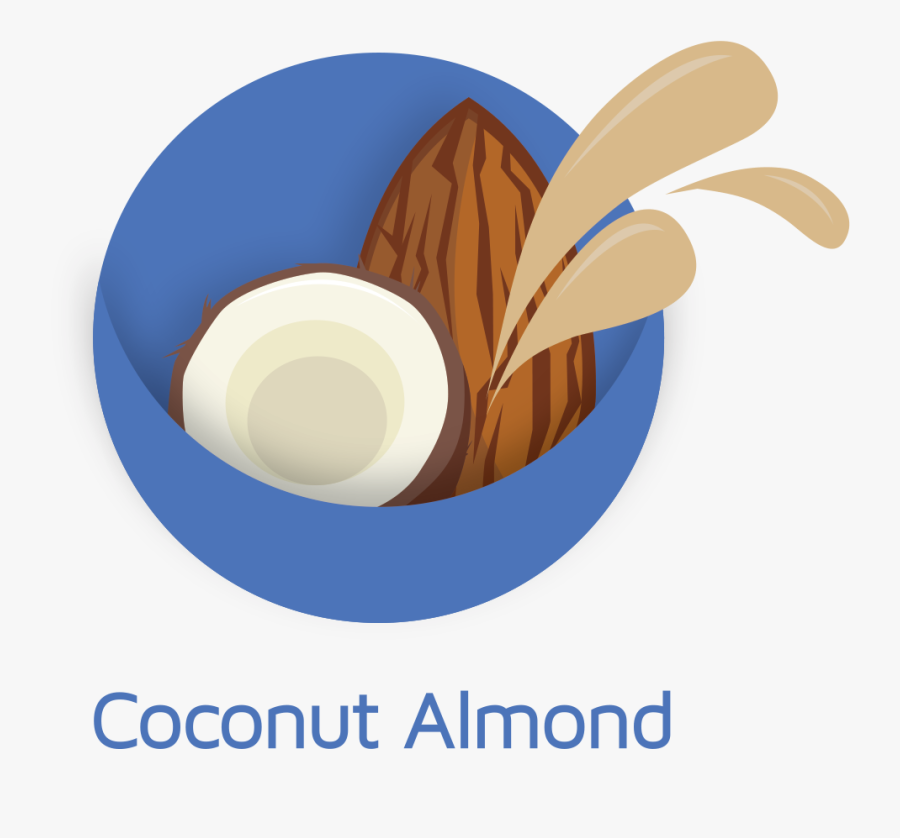 Coconut Almond Icon, Transparent Clipart