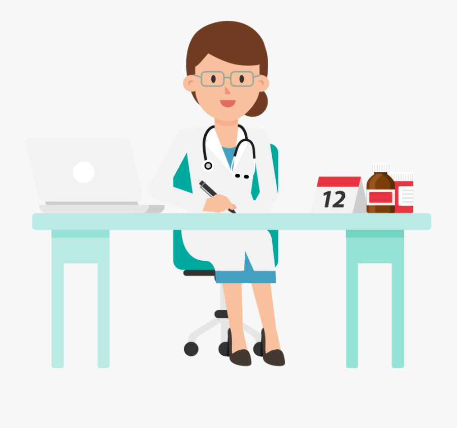 Doctor And Patient Clipart Png , Png Download - Doctor And Patient Png, Transparent Clipart