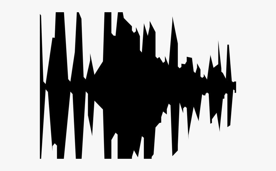 Sound Wave Clipart Black And White - Clip Art, Transparent Clipart