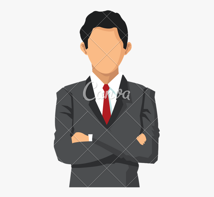 Transparent Rich Businessman Clipart - Person Businessman Icon Png, Transparent Clipart