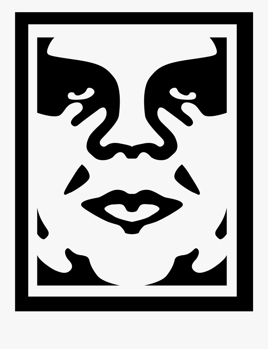 Obey The Giant Logo Png Transparent - Andre The Giant Shepard Fairey, Transparent Clipart